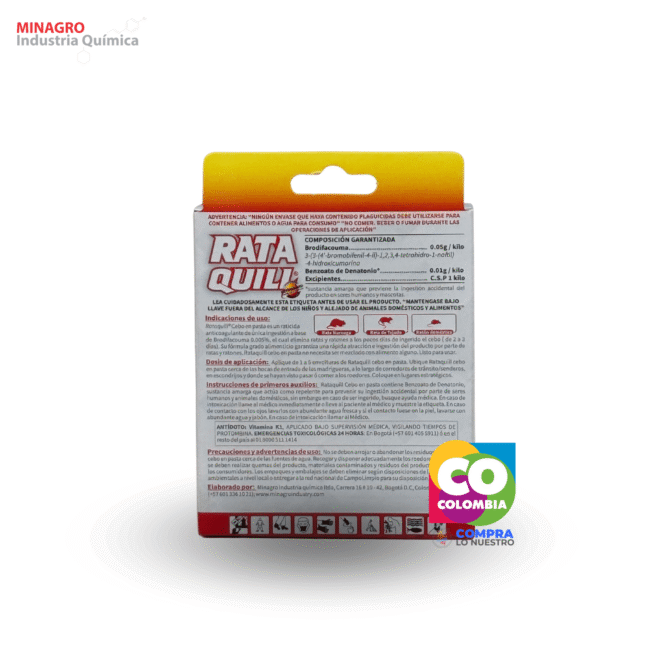 Rodenticida cebo en pasta