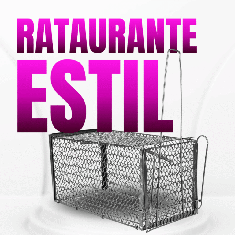Jaula metálica de captura de roedores (ratas y ratones) en Colombia