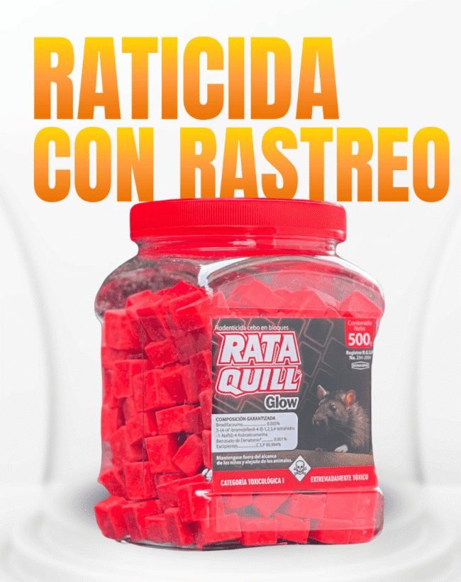 Raticida mini bloque de marca Rataquill veneno para ratas que las seca